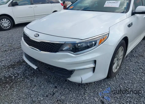 2016 Kia Optima Lx из США, поврежденный, VIN 5XXGT4L36GG059100